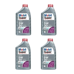 Kit 4 óleos De Motor 5w30 Sintético Mobil Dexos 2 1 Litro