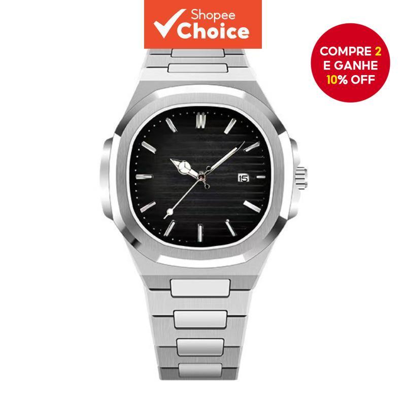 Relógios Masculinos Fashion: Designs Luxuosos para Estudantes, Cores Modernas para Uso Empresarial.