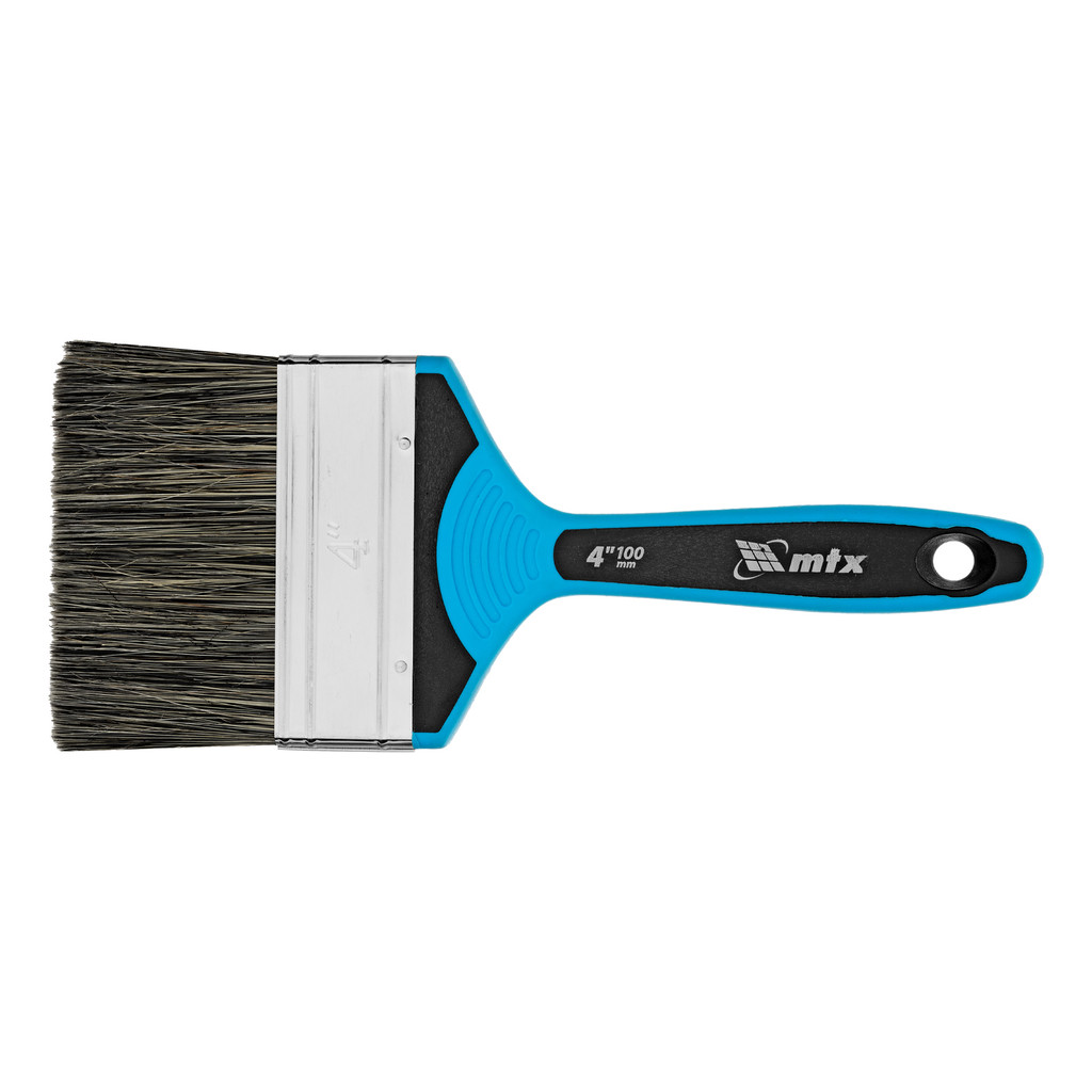 TRINCHA/PINCEL 4, PARA TINTAS LATEX E ACRILICAS, CERDAS MISTAS, CABO 2 COMPONENTES, 1PC // MTX