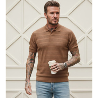 Camiseta Gola Polo Masculina Tricô Premium Camisa Básica Masculina em Oferta na Shopee