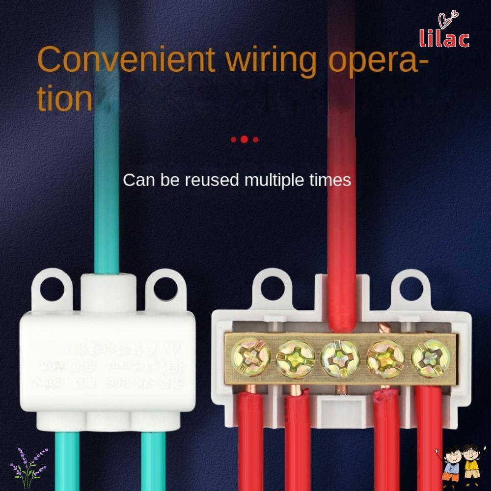 LILAC Terminal De Fiação Tipo T Divisor Conector De Fio Caixa De Junção De Cabo Elétrico Bloqueio De Crimpagem Rápida Rá