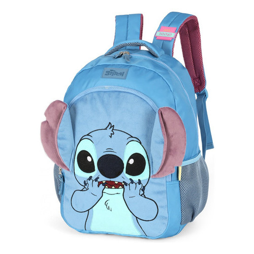 Mochila Stitch Orelhas  Juvenil Esola Passeio 