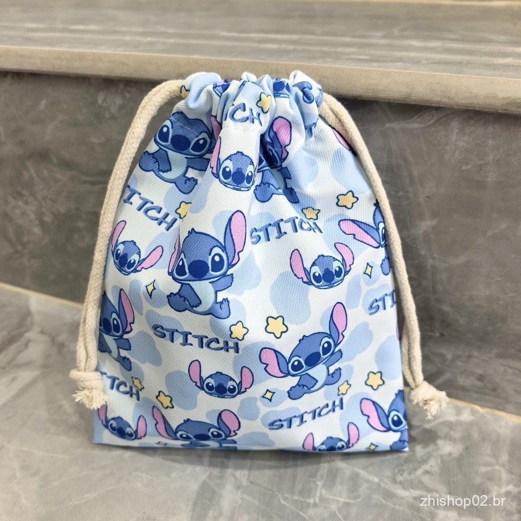 ‌ Bolsa Fofa De Desenho Animado Com Cordão-Organizador Multiuso Para Telefone/Moedas/Fones De Ouvido/Mouse