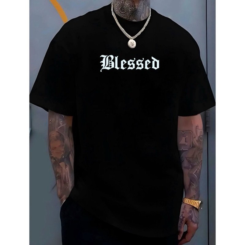 Camiseta Blessed Premium Blusa 100% Algodão