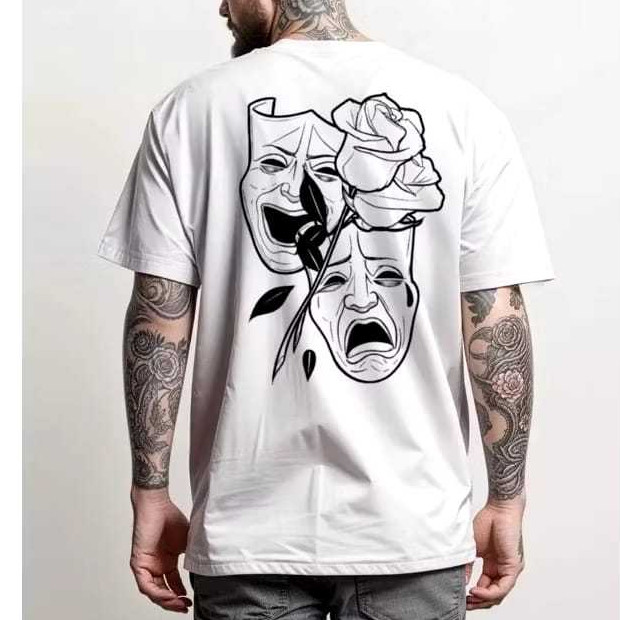 Camiseta Estampada  Masculina Camisa Blusa Lançamento 100% Algodão Unissex Tshirt Estampada
