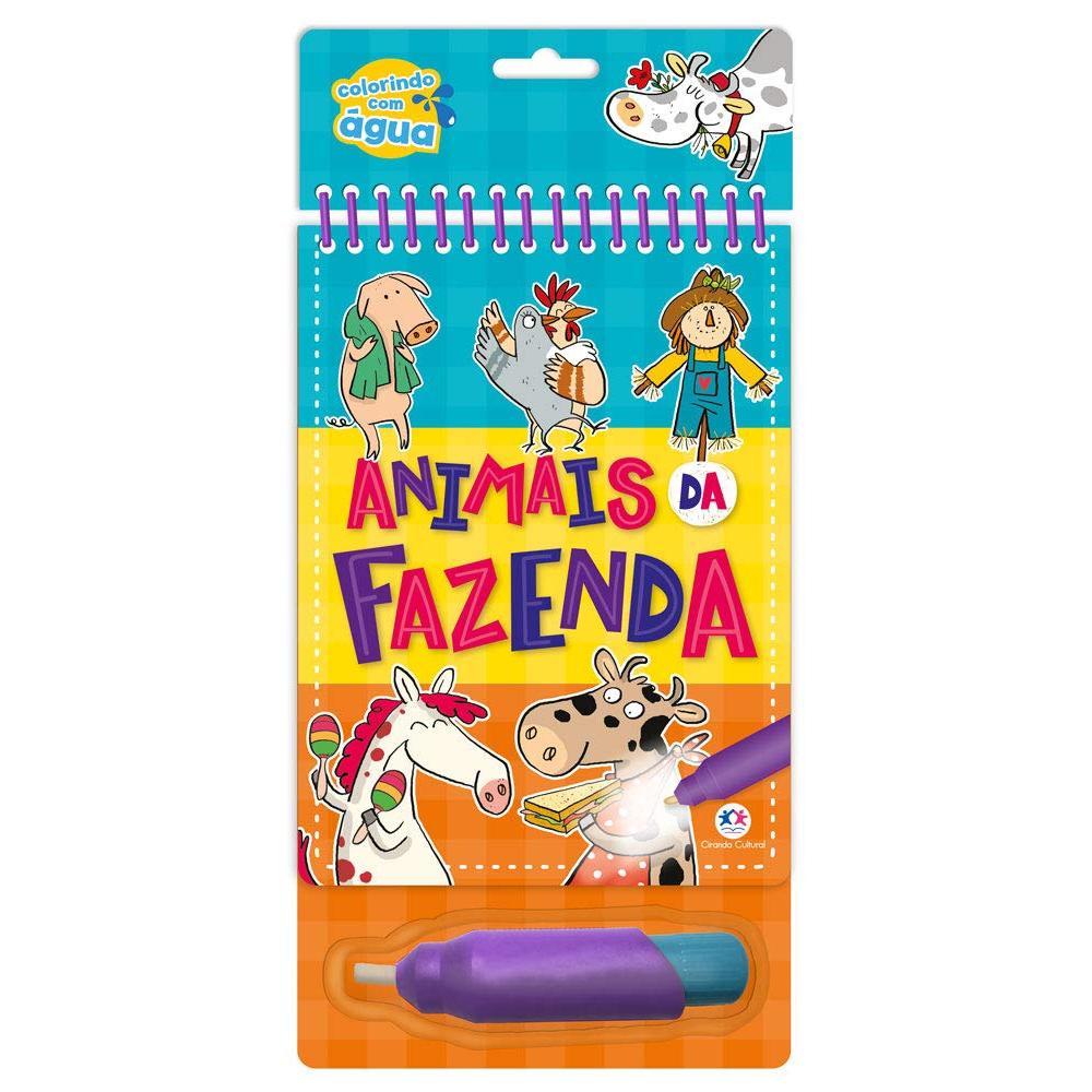 Aquabook | Animais da Fazenda | Colorindo com Água