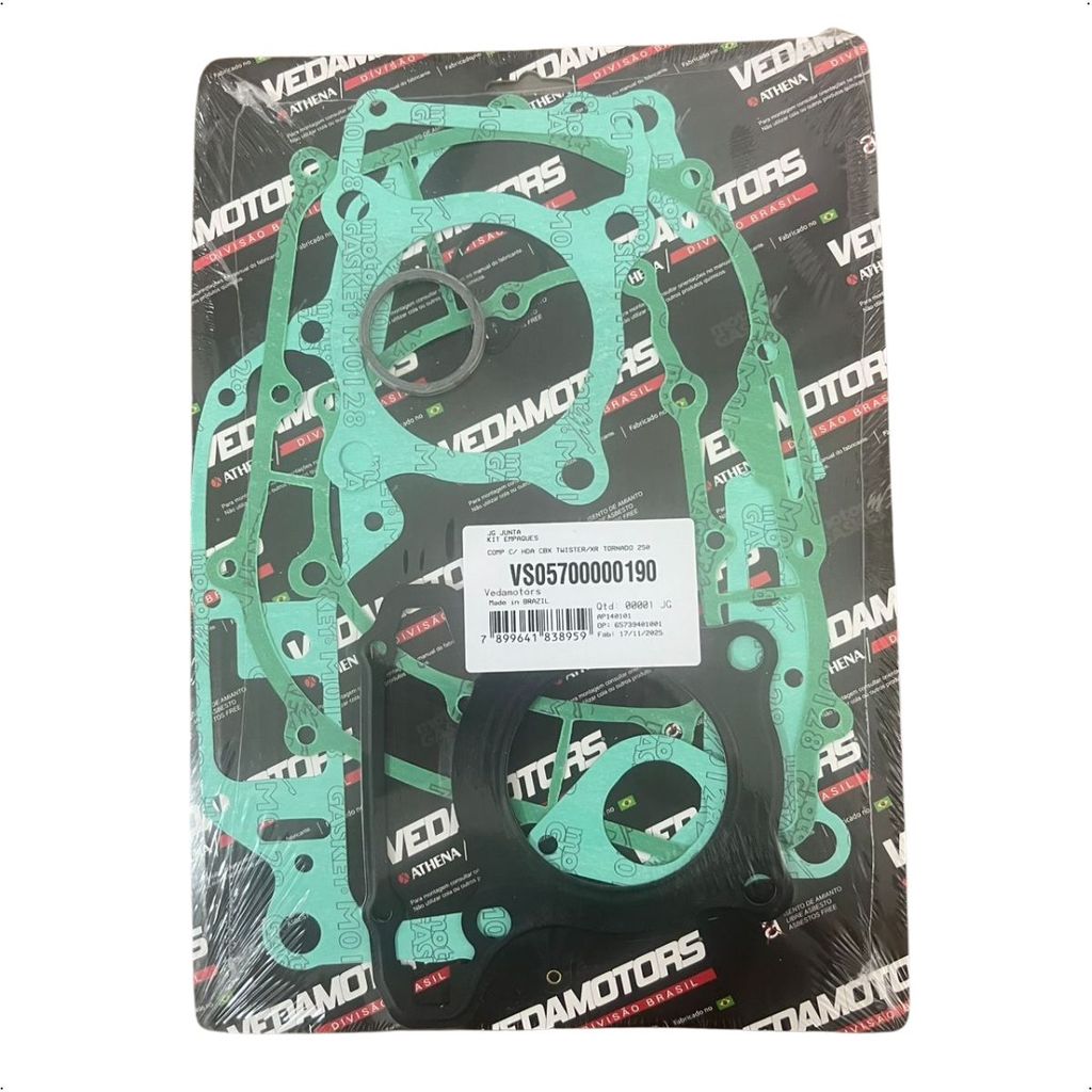 Jogo Juntas Cbx 250 Twister Xr 250 Tornado 01 a 08 Vedamotors