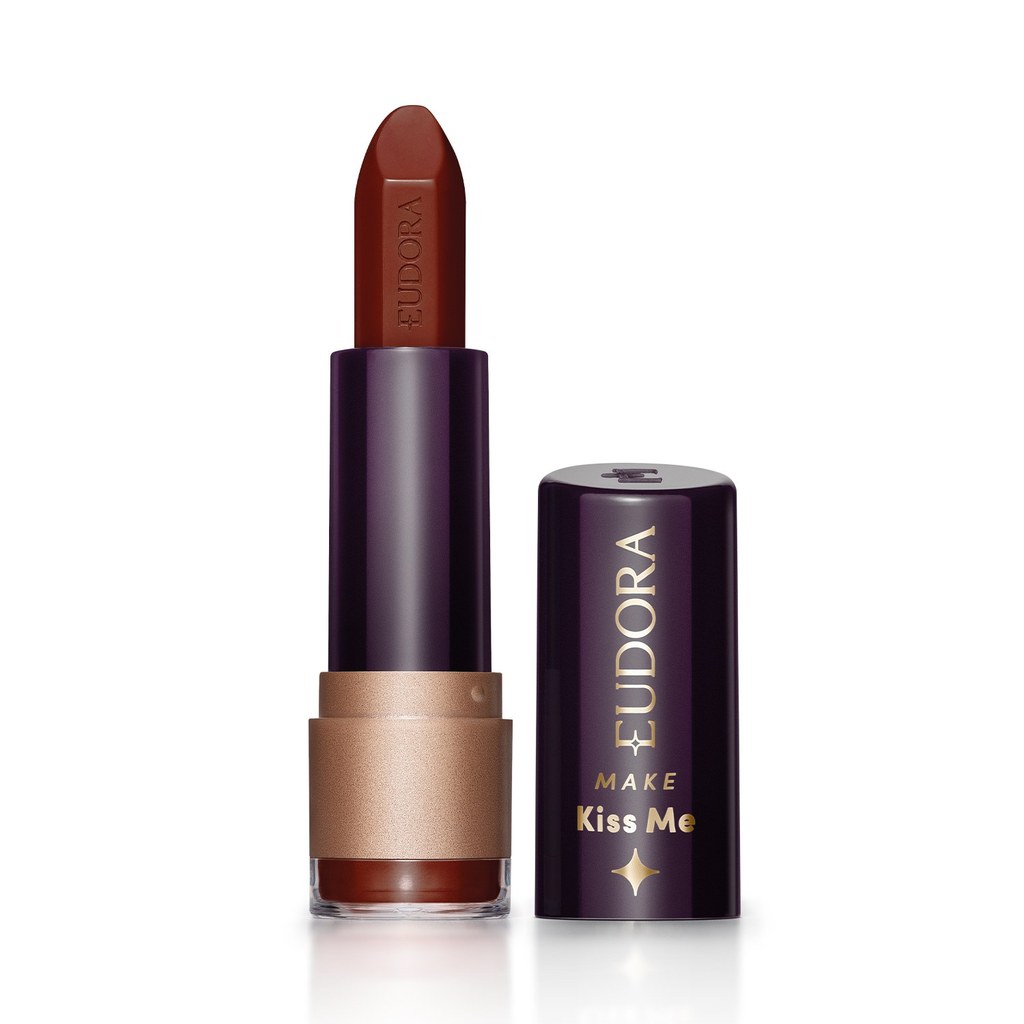 Eudora Make Kiss Me Batom Hidratante Marrom Desfile 3,7g