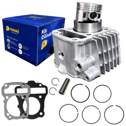 Kit Cilindro Honda Biz 110i 2016 a 2024 Pop 110i 2016 a 2024 Moto Motor Pistão