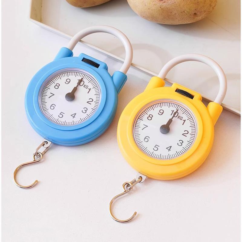 398 frete grátis pequena balança portátil portátil Mini balança de mola portátil multifuncional portátil compras pequena