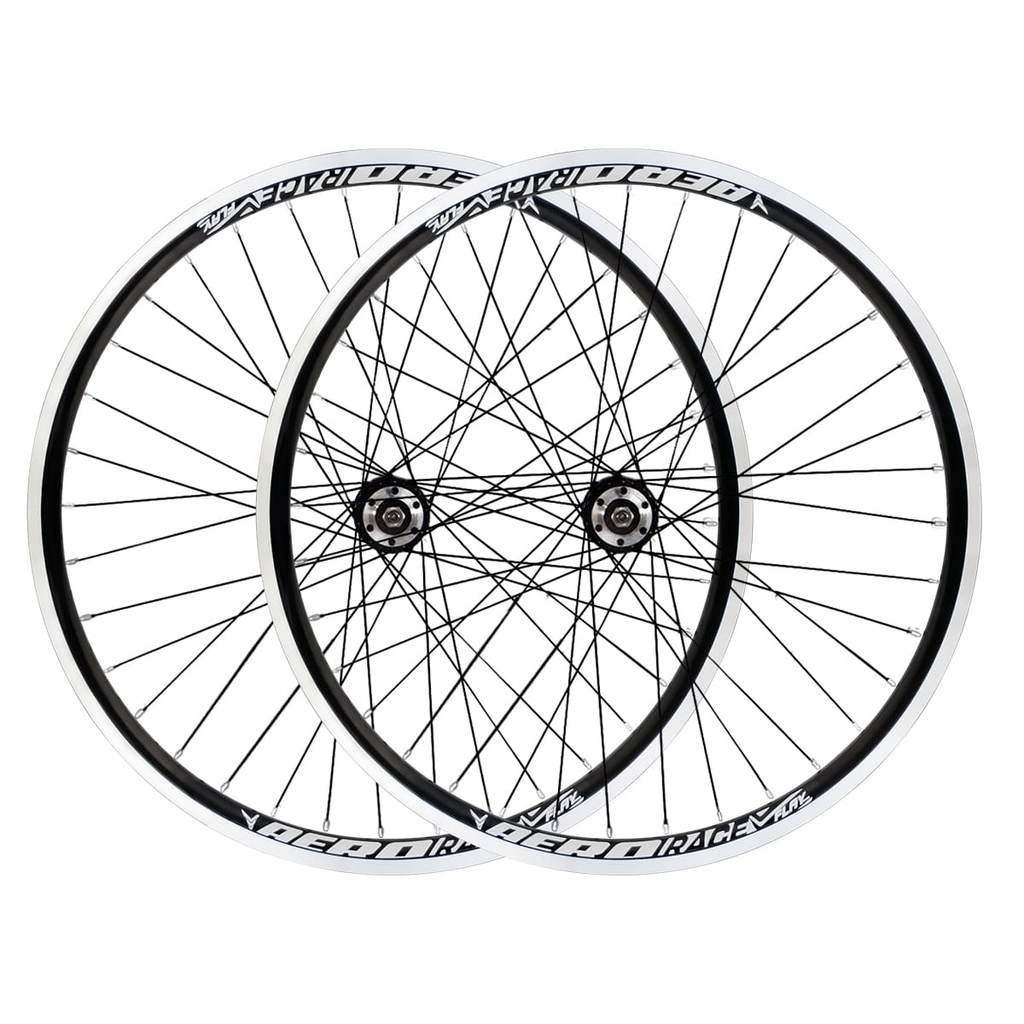 Roda Traseira Aro 26 1.95 Aero Alumínio 36 Furos Cubo Rosca com Disco de Freio 160mm - Roda Montada
