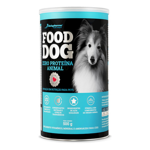 Food Dog Zero Proteína Animal 500g Suplemento Botupharma