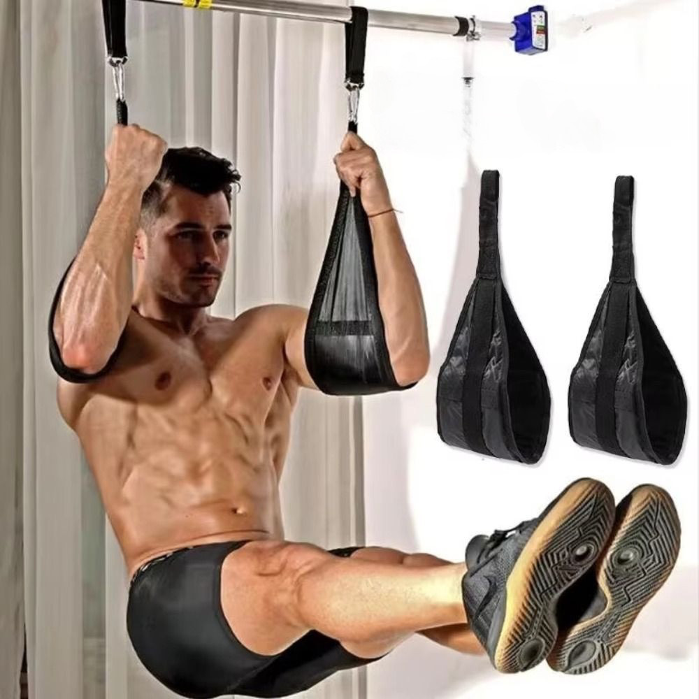 Kit Alça para Barra Fixa Treino Suspenso de Abdômen com Variações de Acessórios Straps para Barra Fixa