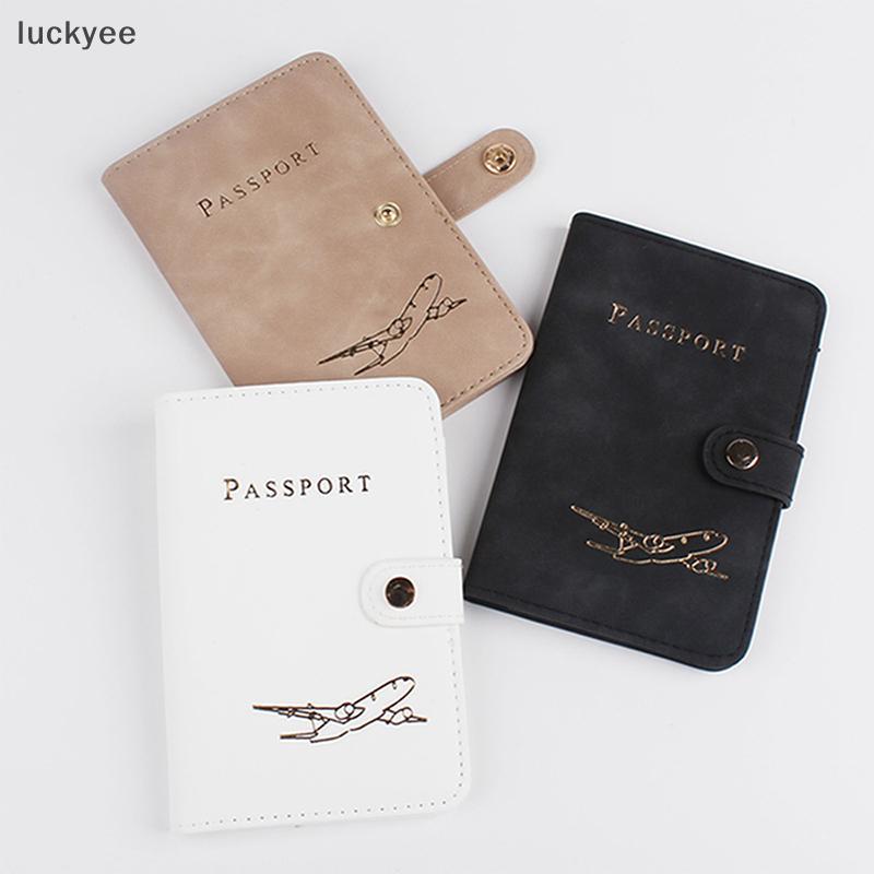 luckyeo Porta-Passaporte À Prova D'água , Capa De Viagem , Couro PU , Carteira De Cartão De Crédito , Livro De Fofo Para