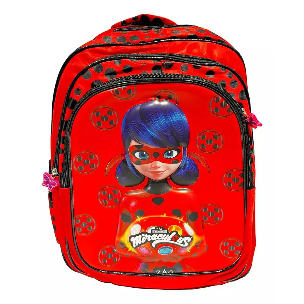 Mochila Infantil Ladybug Miraculous 3D