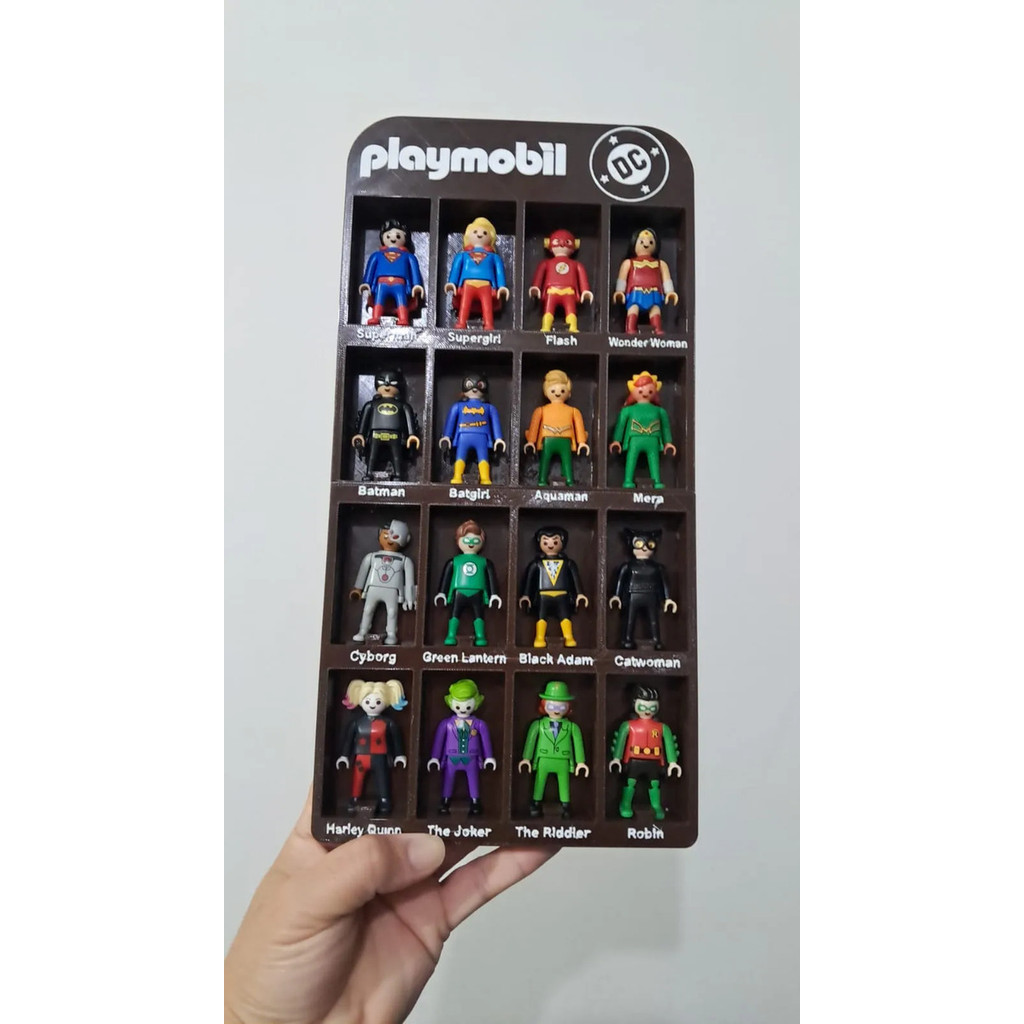 Expositor Para Bonecos Playmobil (kinder Ovo)  Organize