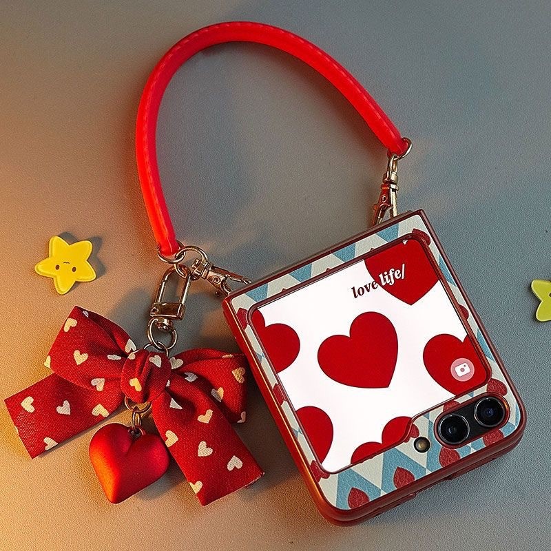 Capa com Pulseira para Motorola Razr 60 Ultra / 60 / 50 Ultra / 50 - Couro Sinté