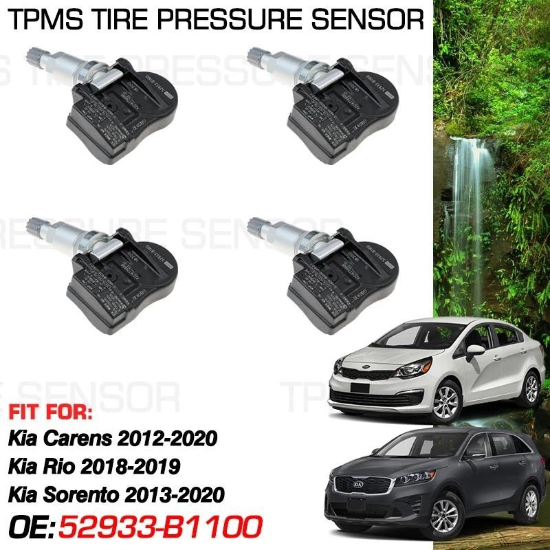 52933-B1100 Para Kia Carens RP Rondo 2012-2020 2018 2016 2013 Rio YB SC 2018 2019 433MHz Sensor De Monitoramento De Pres