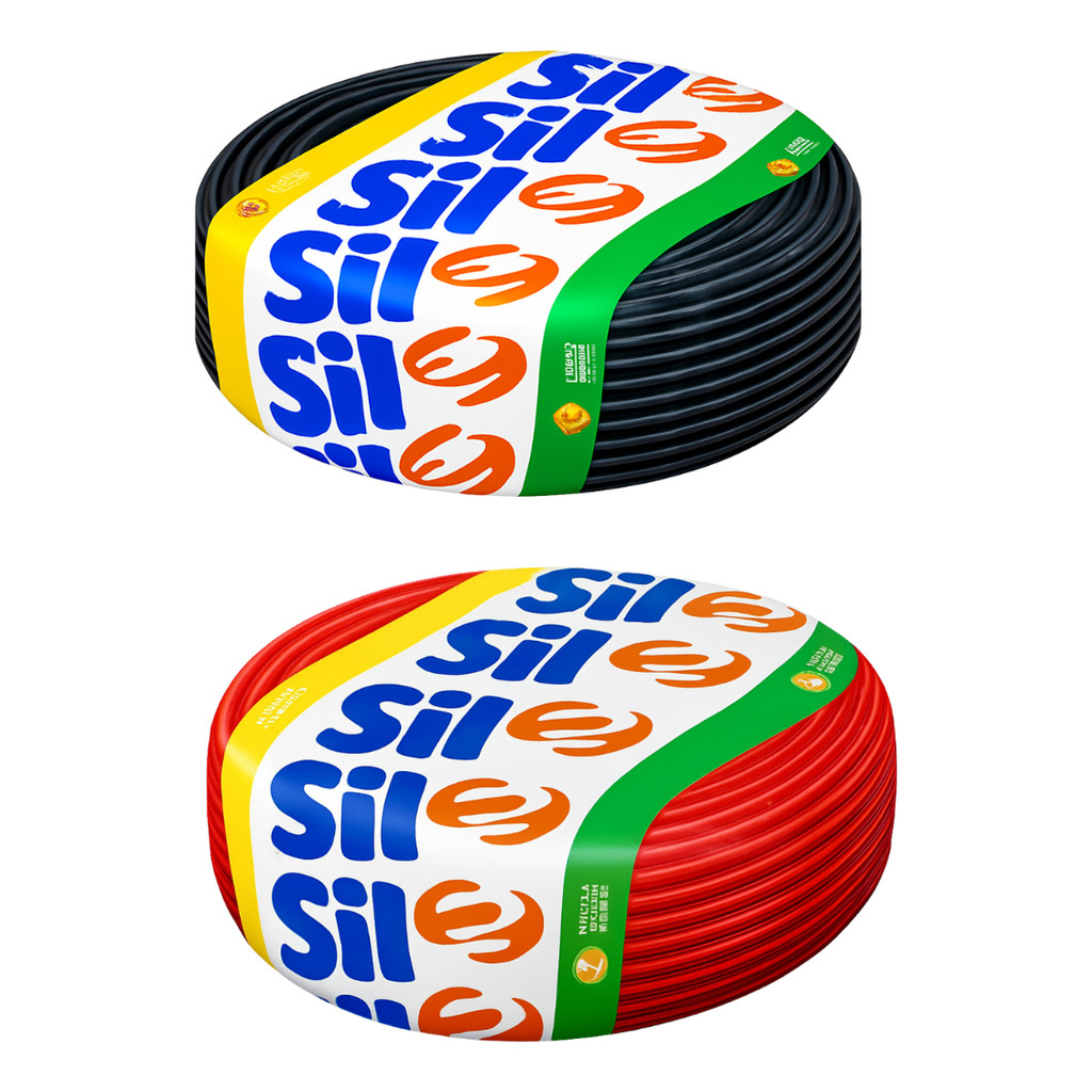 Kit 2 Cabos Flexível Sil 2,5mm  100 Mts cada Várias Cores em Oferta na Shopee