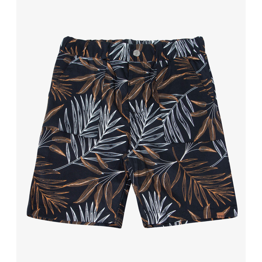 Bermuda Menino Infantil Sarja Trick Nick Preto