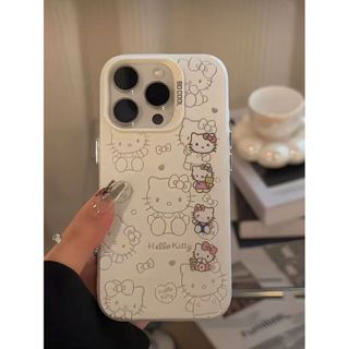 Capinha Anti-impacto Hello Kitty Estilo Fofo Samsung A07 A17 A15 A16 A54 A55 A34 A23 A35 S21 S22 S23 S24 FE ultra S25 em Oferta na Shopee