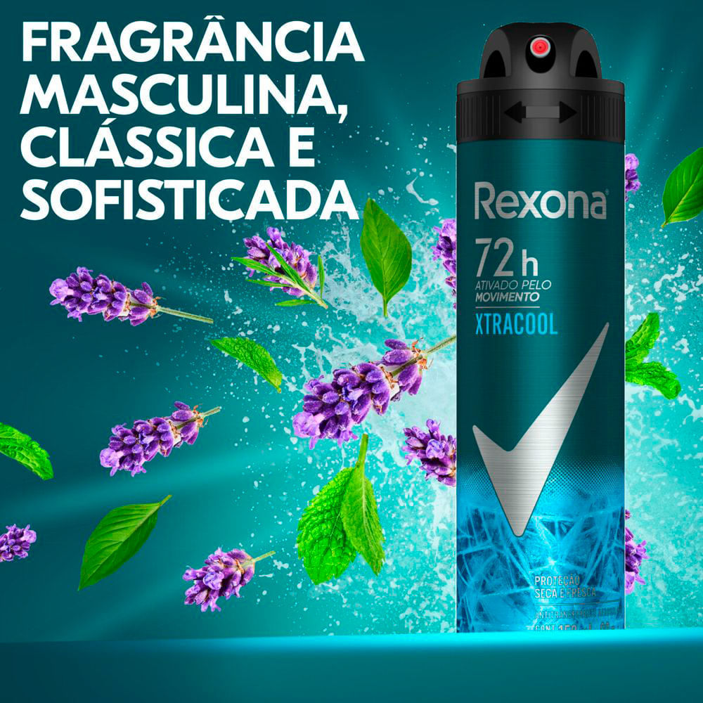 Detalhes do Desodorante Aerosol Rexona Xtracool 150ml