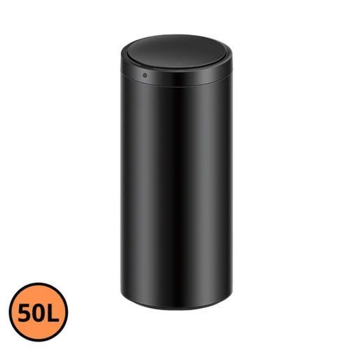 Lixeira Automatica Sensor Capacidade 50 Litros Design Moderno Preta