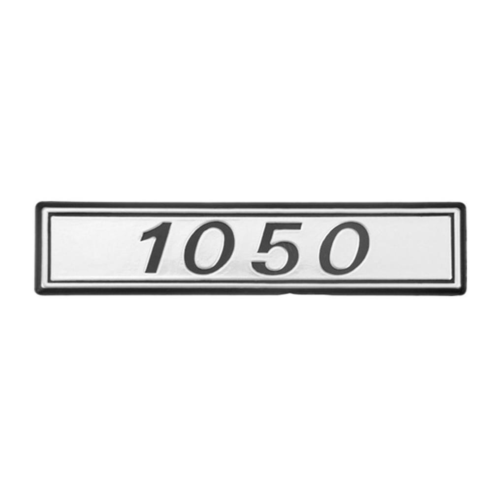 Emblema 1050 do Paralama Fiat 147 City Europa Spazio 1976 a 1986 Fundo Preto