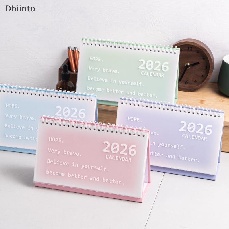 [Dhiint] 2026 Calendário De Mesa Grandes Livros De Em Inglês Lista Anual De Tarefas Planejador Diário Mensal Gerenciamen