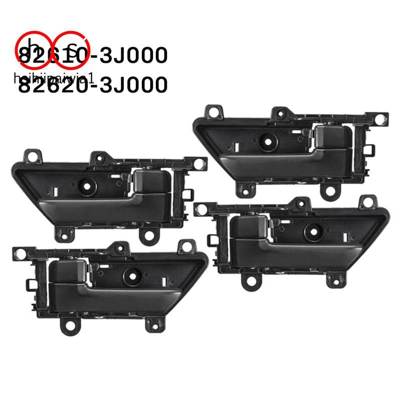 4 Pçs Maçaneta Da Porta Interior Do Carro Lado Esquerdo Direito Para Veracruz Ix55 2007-2012 82610-3J000 82620