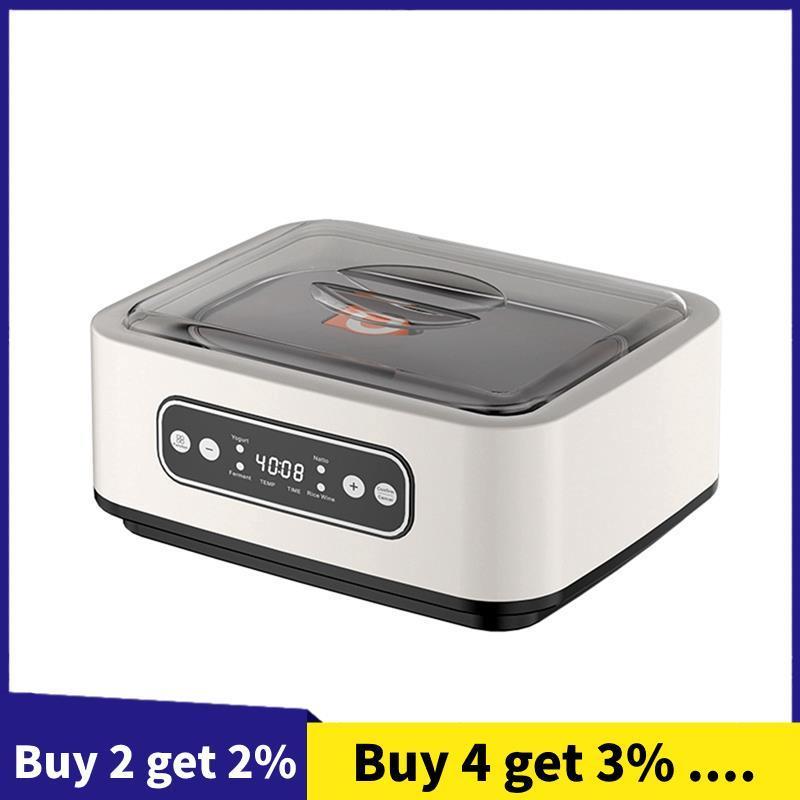 Máquina Incubadora Automática , Fabricante De Iogurte 1.6L Com Controle De Temperatura 36 Horas De Tempo Ajustável Plugu