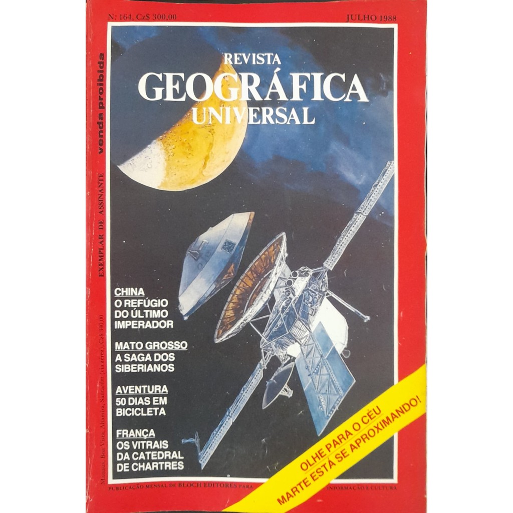 Revista Geográfica Universal nº 164 Julho 1988 de Bloch 7999375