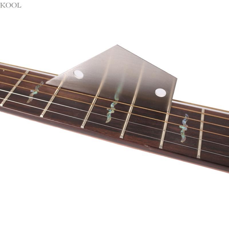 KOOL Fret Ferramenta Nivelamento Guitarra Baixo Fingerboard Régua Medindo Aço Inoxidável