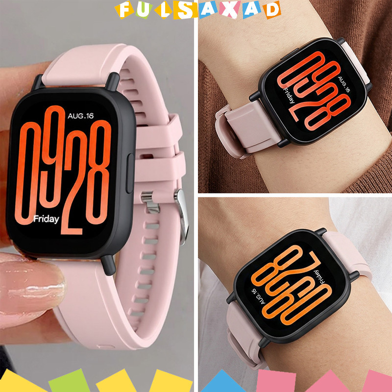 Pulseira De Silicone 22mm Para Relógio Smartwatch Redmi Watch 5 Active/Lite/Huawei Watch/ Amazfit Bip 6/Samsung/Garmin