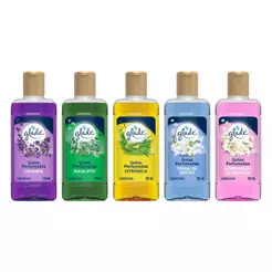 Kit Odorizador de Ambiente Glade Gotas Perfumadas 120ml 5 Fragrâncias