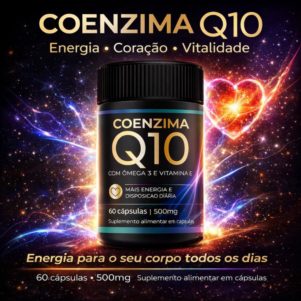 Coenzima Q10 + Ômega 3 + Vitamina E | 3 em 1 Energia, Imunidade, Coração e Cérebro KIT 1-2-3-4-5 …