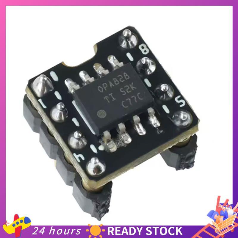 OPA828 Módulo Dual Op Amp Pré-Amplificador De Áudio De Baixo Ruído E Alta Fidelidade Substitui Placa De Atualização NE55