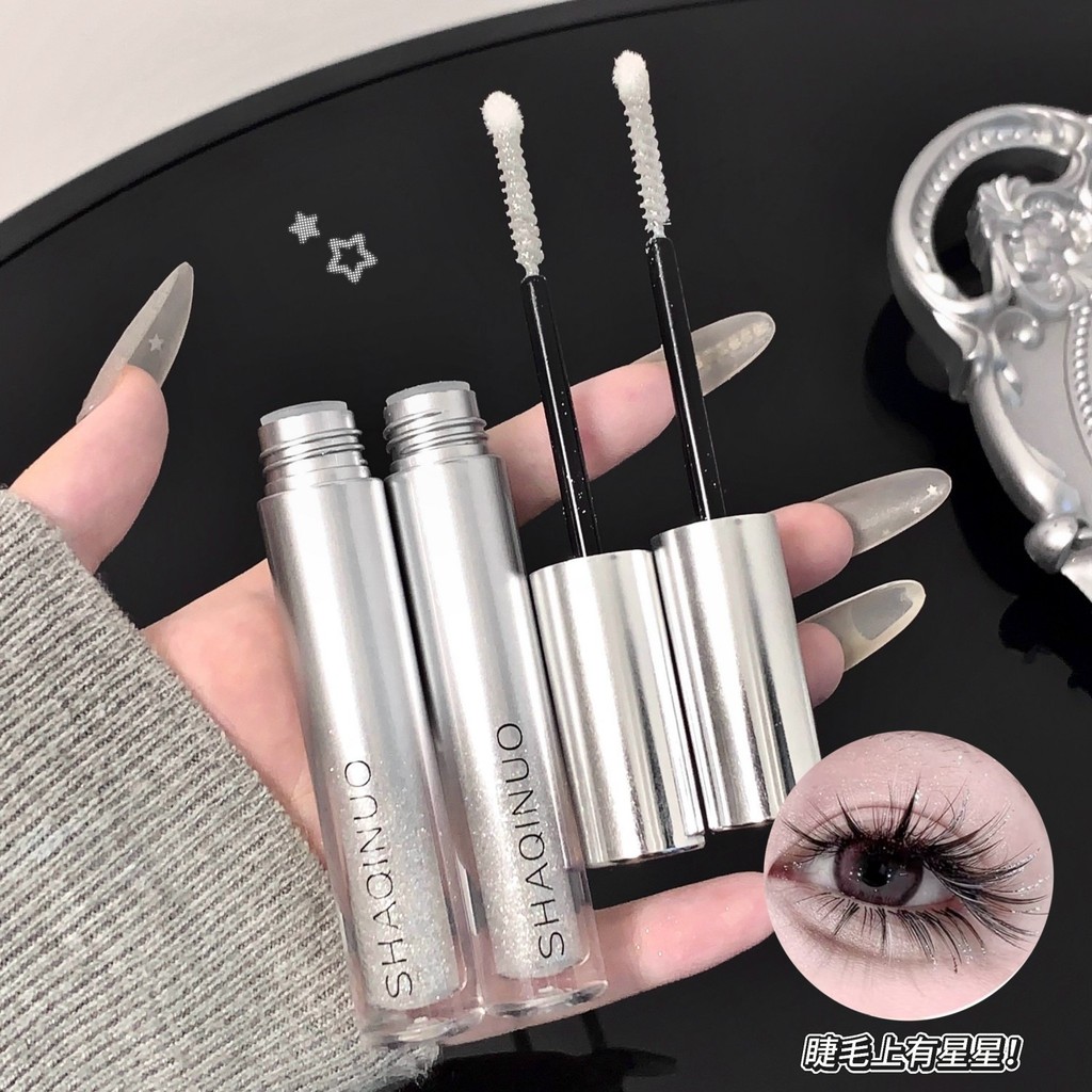 Maquiagem SHAQINUO SHAQINUO Diamond Mascara Cílios Brilhantes Piscando Atmosfera Fina Piscando Gypsophila