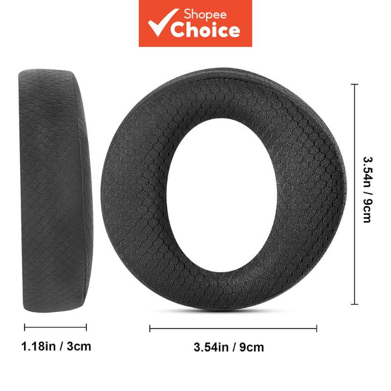 Almofadas de espuma de substituição para fone de ouvido sem fio Sony PS5 Pulse 3D, 1 par, modelo Pro