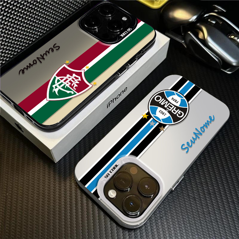 Capinha de celular personalizada Crachá Fluminense e Grêmio para Samsung Galaxy A15 A14 A13 A12 A30 A35 A55 4G 5G Capa em Oferta na Shopee