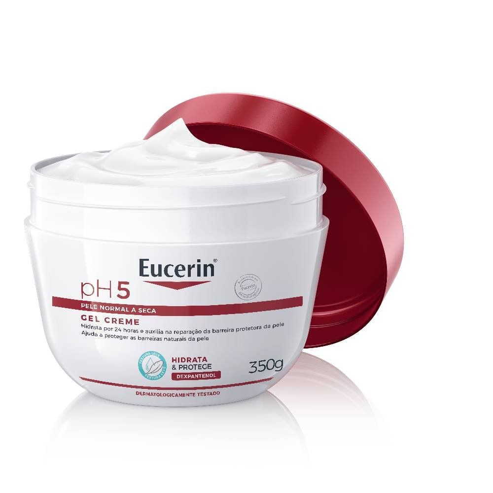 Gel Creme Hidratante Corporal Eucerin Ph5 Pote 350g Gel Creme Hidratante Corporal Eucerin Ph5 Pote 350g