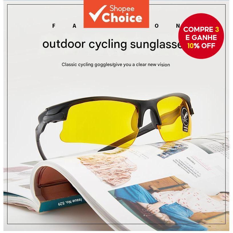 Óculos De Sol Para Dirigir Noturno , Antirreflexo De Segurança HD , Visão Noturna , Quadrados Femininos em Oferta na Shopee