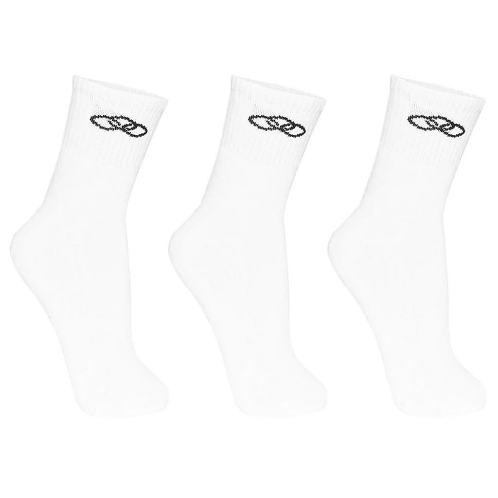 3 Pares de Meias Feminina Cano Médio - Olympikus