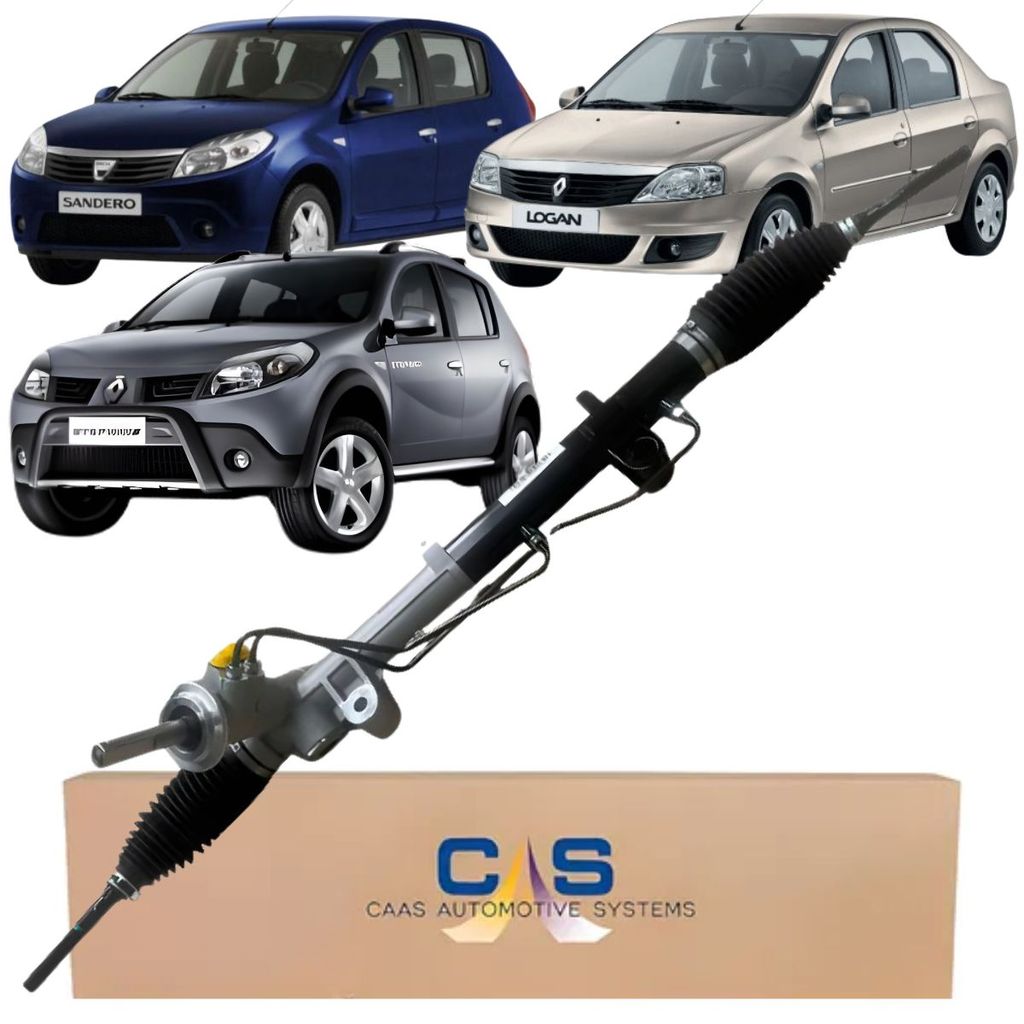 Caixa Direção Hidráulica Sandero 2007 A 2014 Logan  2007 A 2013 1.0 1.6