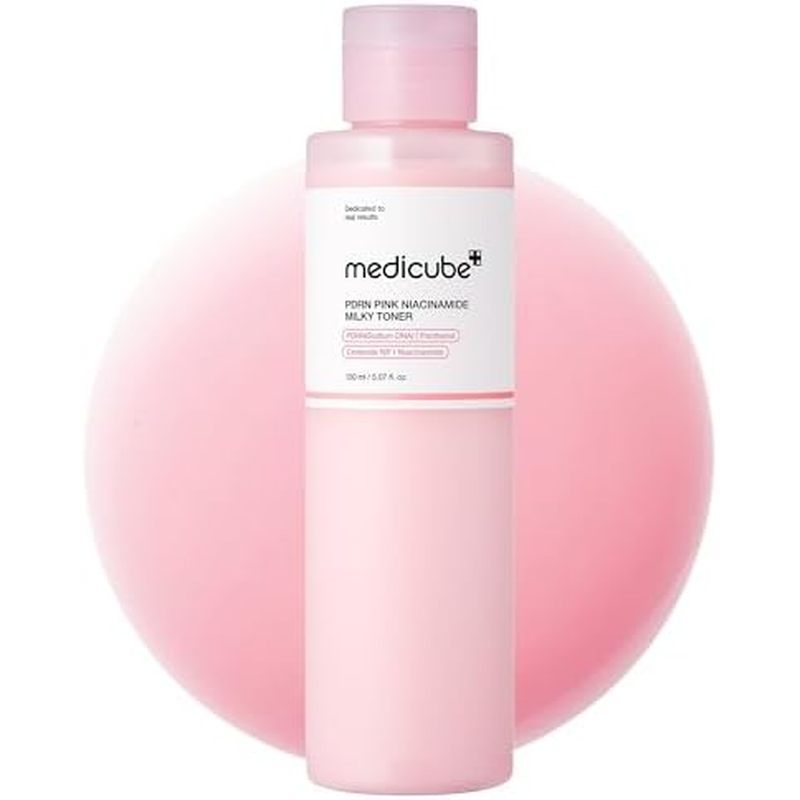 medicube PDRN Toner Salmon DNA Milky | Para Hidratante , Calmante Com Ceramida , Peptídeo Pele Brilhante De Vidro Cuidad
