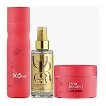Wella Color Brilliance Kit Shampoo 250ml + Mascara 150ml + Oleo Oil Reflections 100ml