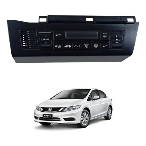 Comando Painel Ar Condicionado Digital Honda Civic 2014 2015