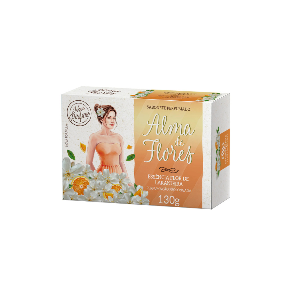 Sabonete Alma de Flores Flor de Laranjeira 130g Alma De Flores