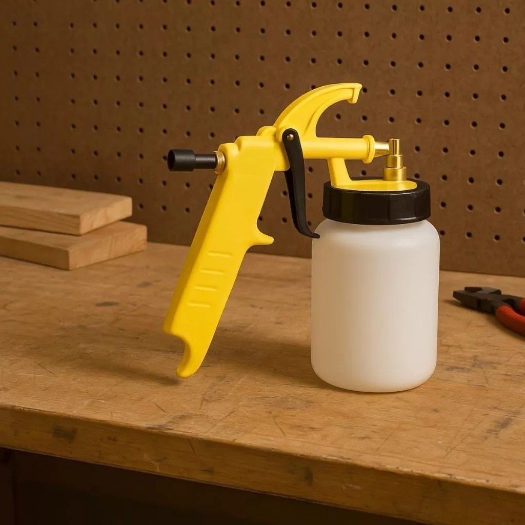 Pistola Pintura Ar Direto Pulverizadora Compressor Pinta Parede 500ml Alta Pressão Ferramenta Achadinhos Shopee