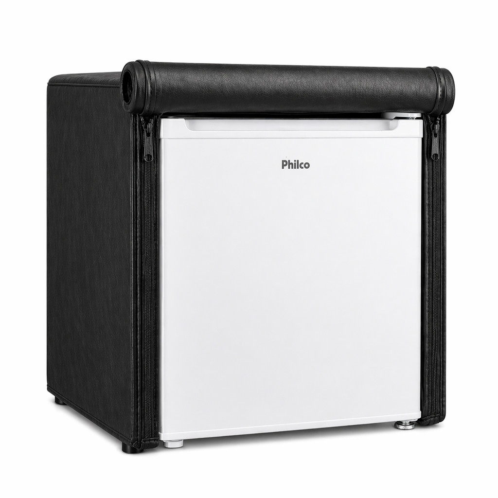 Capa Para Frigobar Philco Compacto 47L - PH50N Corino Preto